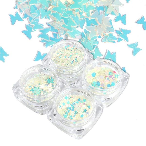 nail glitter 1pc sequins glow in the dark butterfly/star/heart/hexagon shaped flakes confetti luminous manicure tip, Silver;gold
nail glitter 1pc sequins glow in the dark butterfly/star/heart/hexagon shaped flakes confetti luminous manicure tip, Silver;gold