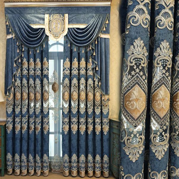 curtain & drapes european style luxury high-end high shading and exquisite printing embroidery stitching curtains for living room bedroom
curtain & drapes european style luxury high-end high shading and exquisite printing embroidery stitching curtains for living room bedroom