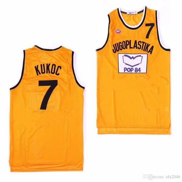 men's toni kukoc jersey #7 jugoplastika split the movie version yellow basketball jerseys can be customized, Black
men's toni kukoc jersey #7 jugoplastika split the movie version yellow basketball jerseys can be customized, Black