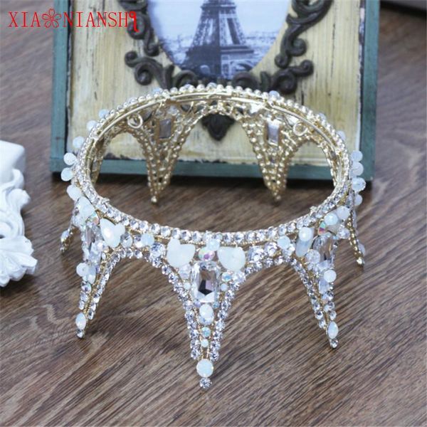 hair clips & barrettes xiaonianshi baroque retro luxury pearl crystal gold crown bridal wedding jewelry rhinestone tiaras crowns accessories, Golden;silver
hair clips & barrettes xiaonianshi baroque retro luxury pearl crystal gold crown bridal wedding jewelry rhinestone tiaras crowns accessories, Golden;silver