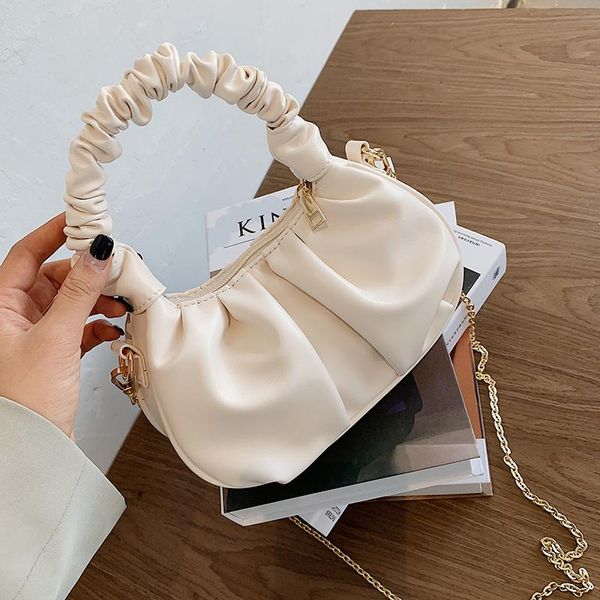 solid color pleated tote bag 2021 fashion new soft pu leather women's designer handbag chain shoulder messenger bag
solid color pleated tote bag 2021 fashion new soft pu leather women's designer handbag chain shoulder messenger bag