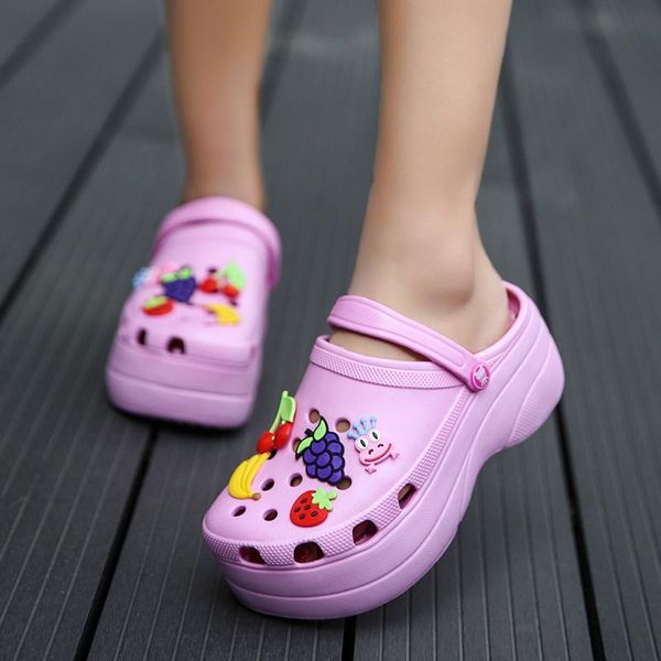 women platform sandals 2021 fashion fruit flat slippers summer wedges sandals outdoor beach shoes fashion slides cute, Black
women platform sandals 2021 fashion fruit flat slippers summer wedges sandals outdoor beach shoes fashion slides cute, Black