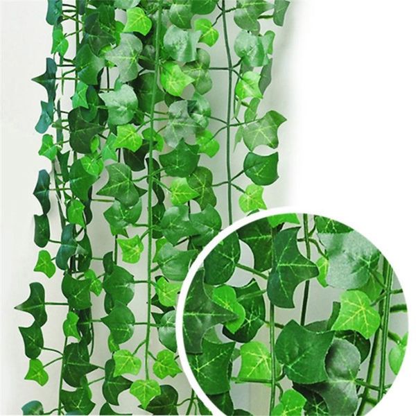 240cm plantas artificiales creeper green leaf ivy vine for home wedding diy hanging garland artificial flowers garden
240cm plantas artificiales creeper green leaf ivy vine for home wedding diy hanging garland artificial flowers garden