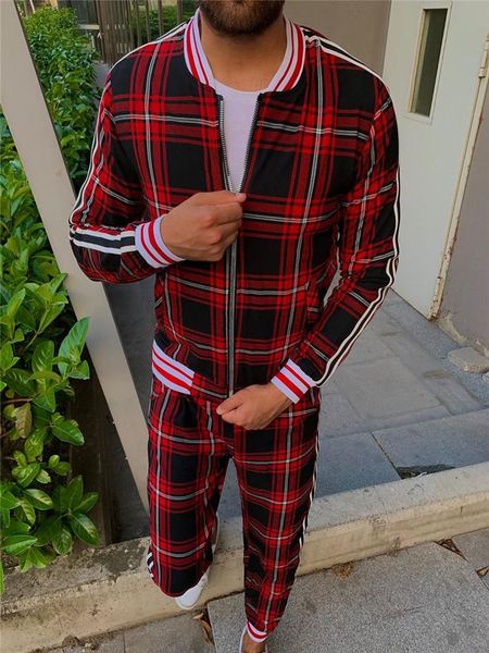 men's tracksuits nwe sets 2 pieces tracksuit clothing jackets+pants pullover sportwear gentlemen plaid suit casual europe -3xl, Gray
men's tracksuits nwe sets 2 pieces tracksuit clothing jackets+pants pullover sportwear gentlemen plaid suit casual europe -3xl, Gray