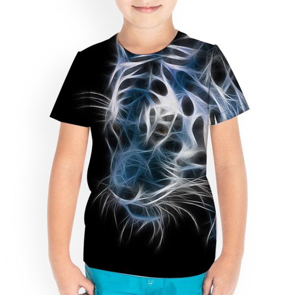 streamer tiger head pattern printing children's 3d printing t-shirt animal print summer daily sweatshirt round neck short sleeve high q, Blue
streamer tiger head pattern printing children's 3d printing t-shirt animal print summer daily sweatshirt round neck short sleeve high q, Blue