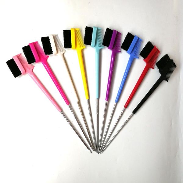 hair brushes 20pcs wholesale edge brush bulk double sided comb 3 in 1 control salon accessoires randomly color drop, Silver
hair brushes 20pcs wholesale edge brush bulk double sided comb 3 in 1 control salon accessoires randomly color drop, Silver