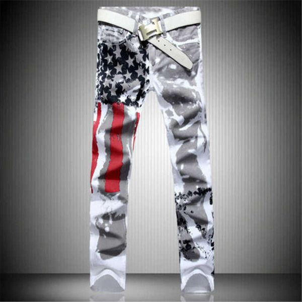 new arrival men casual american usa flag printed jeans pants mens graffiti print white hip-hop fashion jeans x0621, Blue
new arrival men casual american usa flag printed jeans pants mens graffiti print white hip-hop fashion jeans x0621, Blue