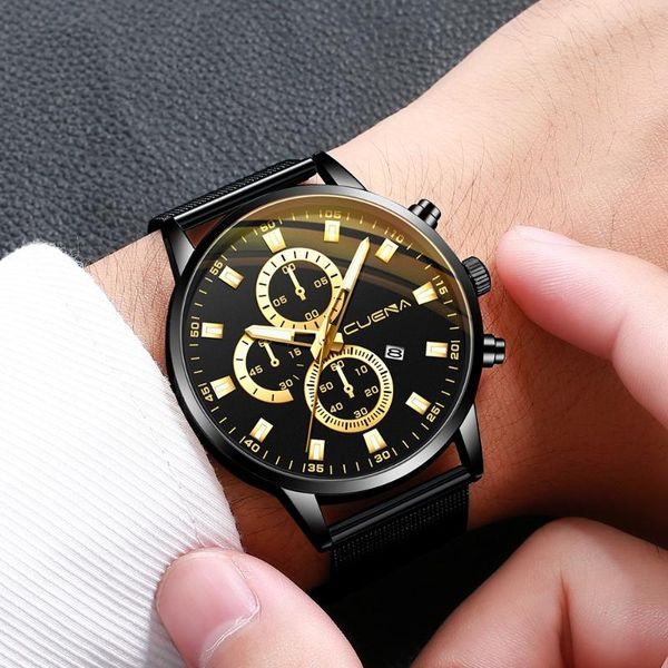 fashion men's watch busine sport stainless steel case band quartz analog wrist watch relogio masculino reloj hombre, Slivery;brown
fashion men's watch busine sport stainless steel case band quartz analog wrist watch relogio masculino reloj hombre, Slivery;brown