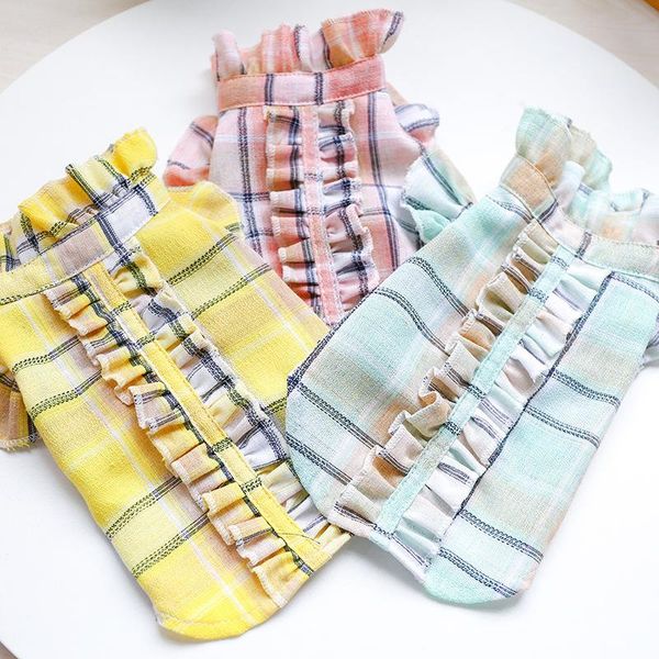dog apparel lattice clothes shirt ruffle pet clothing small dogs fashion outfits spring summer trendy chihuahua yellow ropa para perro
dog apparel lattice clothes shirt ruffle pet clothing small dogs fashion outfits spring summer trendy chihuahua yellow ropa para perro