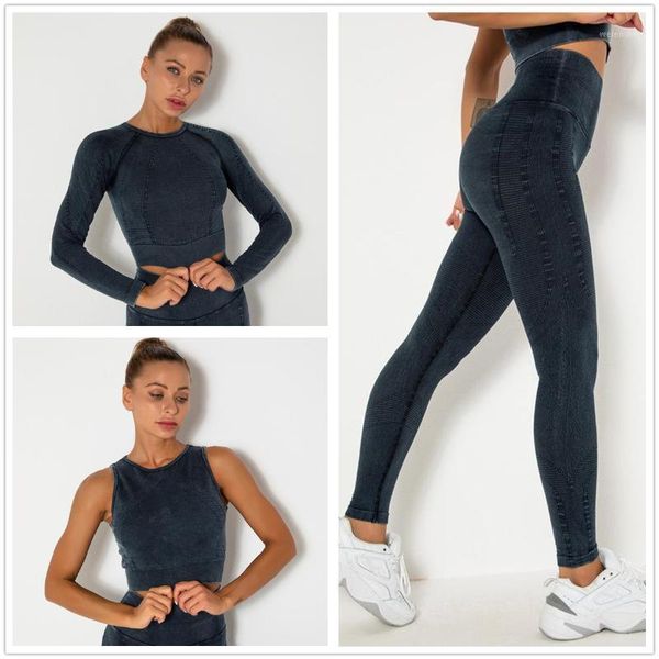 yoga outfit uwillyme washed set women seamless gym suit workout clothes athletic wear sports legging fitness bra long sleeve crop top
yoga outfit uwillyme washed set women seamless gym suit workout clothes athletic wear sports legging fitness bra long sleeve crop top
