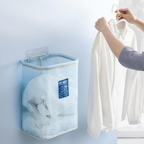 laundry bags portable breathable mesh basket foldable wall mounted dirty clothes socks barrel bathroom storage baskets
laundry bags portable breathable mesh basket foldable wall mounted dirty clothes socks barrel bathroom storage baskets