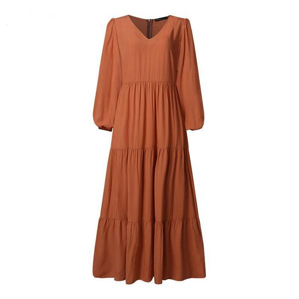 casual dresses 5xl plus size women polyester dress v-neck long lantern sleeve floor-length big swing pleated elegant lady bohemia, Black;gray
casual dresses 5xl plus size women polyester dress v-neck long lantern sleeve floor-length big swing pleated elegant lady bohemia, Black;gray