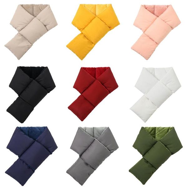 scarves 2021 luxury perforated solid color down scarf for women men winter thicken neck warmer design wraps with pocket, Blue;gray
scarves 2021 luxury perforated solid color down scarf for women men winter thicken neck warmer design wraps with pocket, Blue;gray