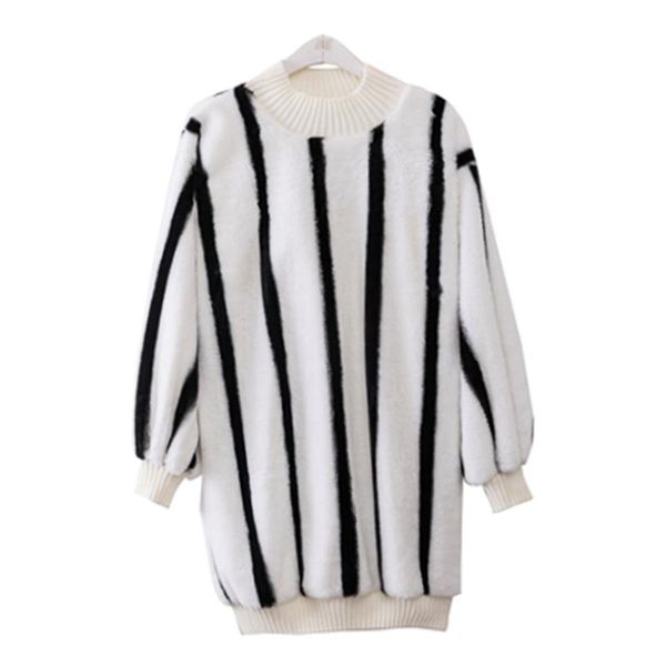 women's hoodies & sweatshirts vsue women sweatshirt black white strip faux fur turtleneck pullovers long sleeve casual winter loose m00
women's hoodies & sweatshirts vsue women sweatshirt black white strip faux fur turtleneck pullovers long sleeve casual winter loose m00