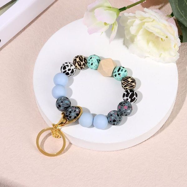 keychains silicone bracelet keychain wristlet bangle keyring portable house car keys ring holder unique stylish beaded key chain for women, Silver
keychains silicone bracelet keychain wristlet bangle keyring portable house car keys ring holder unique stylish beaded key chain for women, Silver