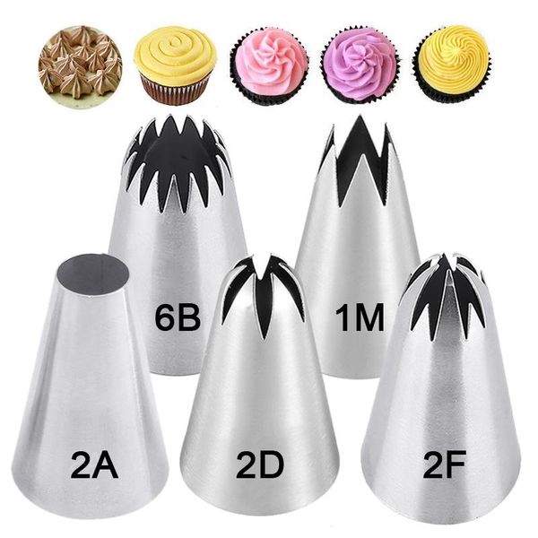 baking & pastry tools 5pc russian icing piping nozzles for cakes fondant decor confectionery flower cream nozzle kitchen gadgets 1m#2a#2d#2f
baking & pastry tools 5pc russian icing piping nozzles for cakes fondant decor confectionery flower cream nozzle kitchen gadgets 1m#2a#2d#2f