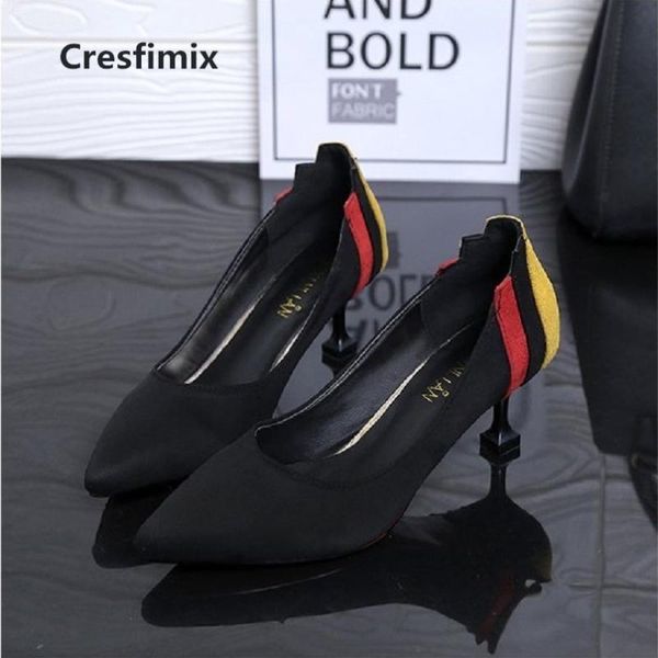 dress shoes women cute sweet pointed toe multi color spring slip on high heel lady fashion comfortable office pumps e2967, Black
dress shoes women cute sweet pointed toe multi color spring slip on high heel lady fashion comfortable office pumps e2967, Black