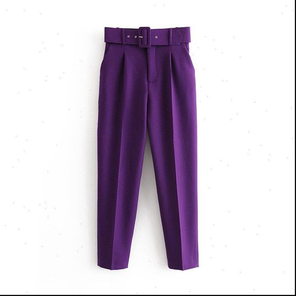 women fashion solid color sashes casual slim pants chic business trousers female fake zipper pantalones mujer retro pants, Black;white
women fashion solid color sashes casual slim pants chic business trousers female fake zipper pantalones mujer retro pants, Black;white