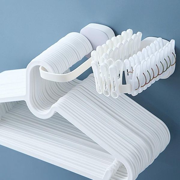 hooks & rails u-shape wall hanger storage stacker holder organizer for clothes hangers no drilling laundry room bedroom organization
hooks & rails u-shape wall hanger storage stacker holder organizer for clothes hangers no drilling laundry room bedroom organization
