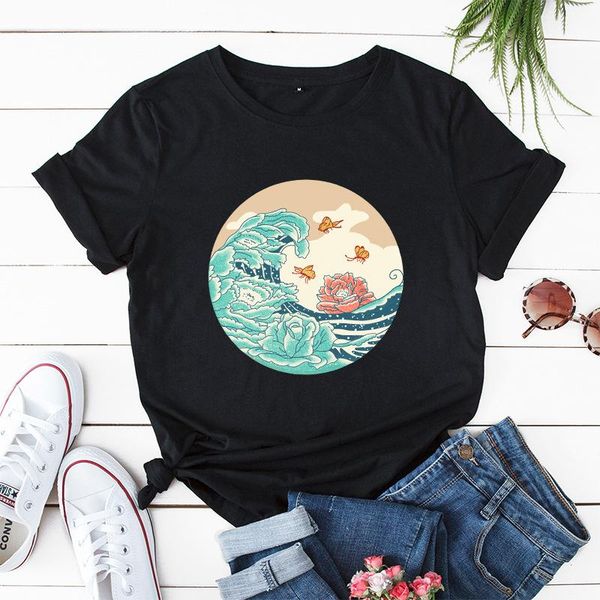 women's t-shirt summer plus size women s-5xl butterfly print tshirt 100%cotton shirts o neck short sleeve tees woman tshirts, White
women's t-shirt summer plus size women s-5xl butterfly print tshirt 100%cotton shirts o neck short sleeve tees woman tshirts, White