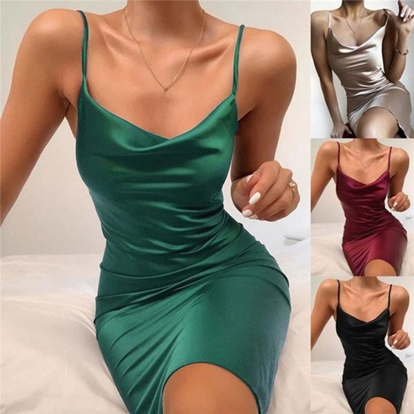 casual dresses spaghetti strap solid 2021 autumn fashion lingerie v neck full slip women party night plus size 3xl, Black;gray
casual dresses spaghetti strap solid 2021 autumn fashion lingerie v neck full slip women party night plus size 3xl, Black;gray