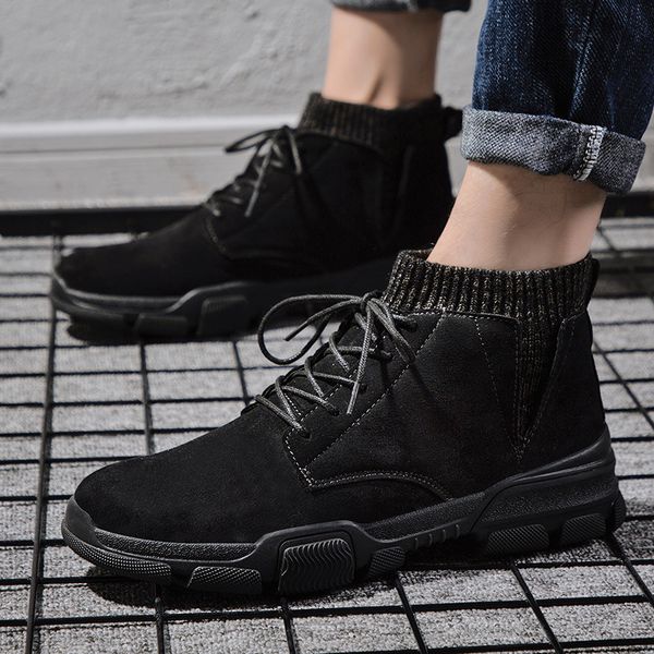 cross border men's shoes autumn and winter 2020 korean fashion casual shoes men's shoes, Black
cross border men's shoes autumn and winter 2020 korean fashion casual shoes men's shoes, Black
