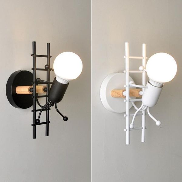 wall lamp nordic modern e27 220v bedside cartoon doll light decor small child climb stair led children's room
wall lamp nordic modern e27 220v bedside cartoon doll light decor small child climb stair led children's room