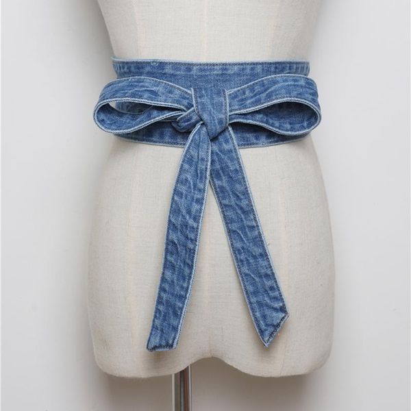 new fashion female belt long bow denim belt widecummerbund corset adjustable waistband women costume dress belts, Black;brown
new fashion female belt long bow denim belt widecummerbund corset adjustable waistband women costume dress belts, Black;brown