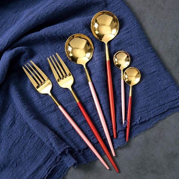 stainless steel red pink long handle spoons & forks soup scoop ice cream coffee spoon home tableware dinnerware cutlery
stainless steel red pink long handle spoons & forks soup scoop ice cream coffee spoon home tableware dinnerware cutlery