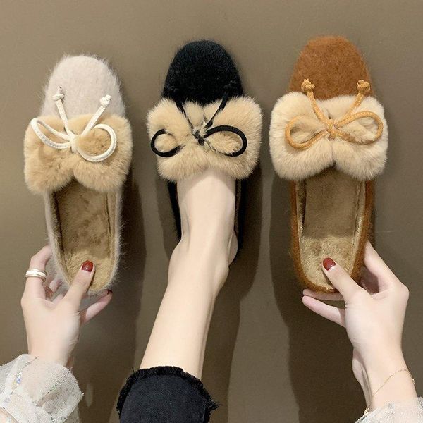 sandals outside fur heels shoes closed toe 2021 women's girls bow flat low velvet rubber butterfly-knot short plush flock sl, Black
sandals outside fur heels shoes closed toe 2021 women's girls bow flat low velvet rubber butterfly-knot short plush flock sl, Black