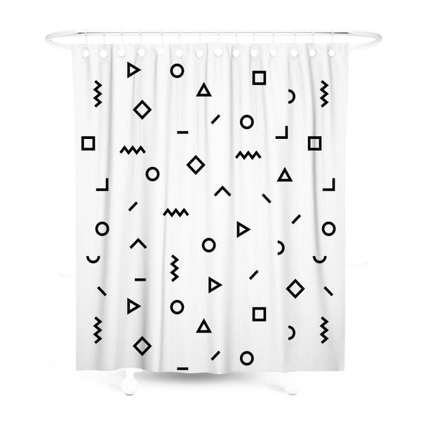 polyester waterproof shower curtain geometric abstract anti-mildew shower curtain separate rideau douche bathroom decor de50yl
polyester waterproof shower curtain geometric abstract anti-mildew shower curtain separate rideau douche bathroom decor de50yl