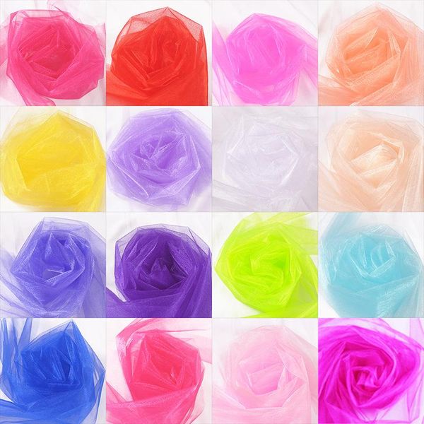 party decoration 48cm 5m/10m organza knot wedding chairs cover sheer crystal tulle roll fabric for arch
party decoration 48cm 5m/10m organza knot wedding chairs cover sheer crystal tulle roll fabric for arch