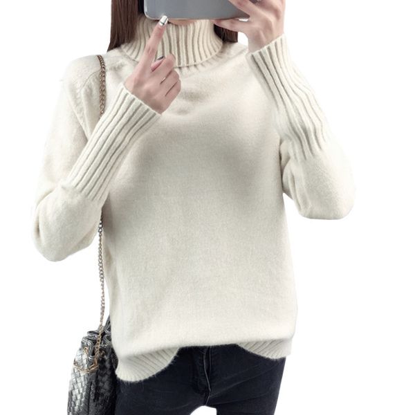 women's sweaters female sweater, turtleneck, long sleeve woman's pullover, high autumn turtleneck lbqz, White;black
women's sweaters female sweater, turtleneck, long sleeve woman's pullover, high autumn turtleneck lbqz, White;black