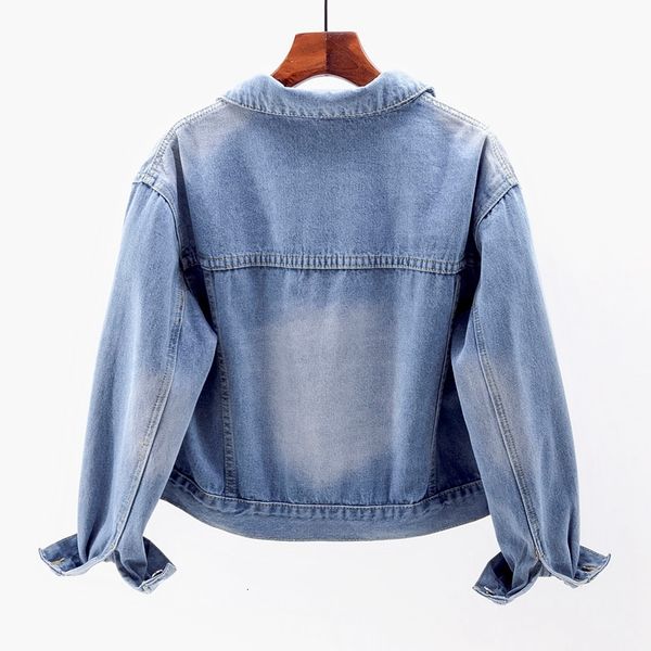 korean big pocket short denim women light blue outerwear chaquetas mujer spring vintage long sleeve jeans jacket female 07p6, Black;brown
korean big pocket short denim women light blue outerwear chaquetas mujer spring vintage long sleeve jeans jacket female 07p6, Black;brown