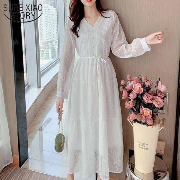 casual dresses lace stitching french gentle v-neck hollow chic button 2021 chiffon dress dots print white high waist tie long 12551, Black;gray
casual dresses lace stitching french gentle v-neck hollow chic button 2021 chiffon dress dots print white high waist tie long 12551, Black;gray