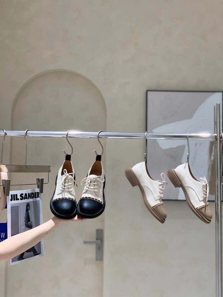 2021 autumn new fashion small fragrance leather thick soled casual shoes lefu, Black
2021 autumn new fashion small fragrance leather thick soled casual shoes lefu, Black