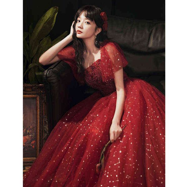 prom luxury boutique occasion dresses one shoulder toast bride's evening can usually wear temperament wine red long style in summer is, Black
prom luxury boutique occasion dresses one shoulder toast bride's evening can usually wear temperament wine red long style in summer is, Black