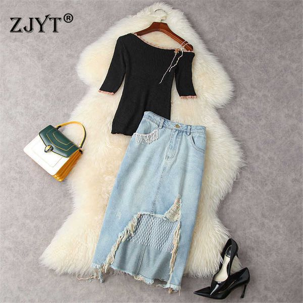summer women's dress set fashion designer one shoulder knitted tassel denim skirt 2 piece suit matching set outfits 210601, White
summer women's dress set fashion designer one shoulder knitted tassel denim skirt 2 piece suit matching set outfits 210601, White