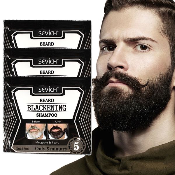 10pcs 15ml herb dye beard 5 minutes blacken beard shampoo natural quick drying hair dye hair coloring products hair care tslm1s
10pcs 15ml herb dye beard 5 minutes blacken beard shampoo natural quick drying hair dye hair coloring products hair care tslm1s