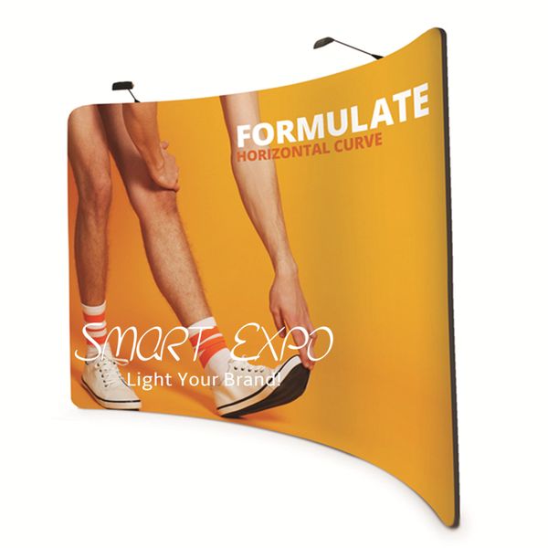 13ft c curved lightweig tension fabric backwall advertising display with thick aluminum tube customized printed graphic portable carry bag
13ft c curved lightweig tension fabric backwall advertising display with thick aluminum tube customized printed graphic portable carry bag