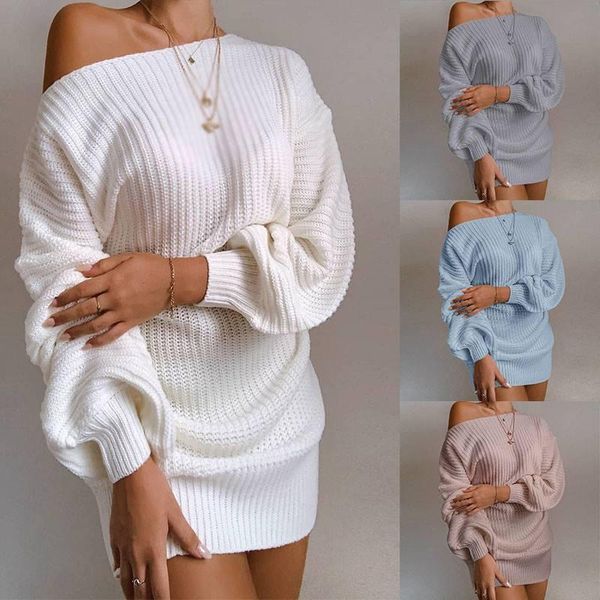 casual dresses fashion women off shoulder chunky sweater dress ladies baggy long sleeve jumper, Black;gray
casual dresses fashion women off shoulder chunky sweater dress ladies baggy long sleeve jumper, Black;gray
