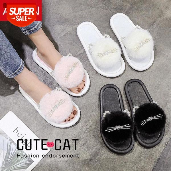 asifn home cute cat fur slides women slippers non-slip house mules indoor soft bottom fashion zapatos de mujer fur slippers #7l7p, Black
asifn home cute cat fur slides women slippers non-slip house mules indoor soft bottom fashion zapatos de mujer fur slippers #7l7p, Black