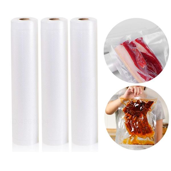 3 rolls sous vide roll bags for vacuum packing machine packaging storage vacuum bag for sealer
3 rolls sous vide roll bags for vacuum packing machine packaging storage vacuum bag for sealer