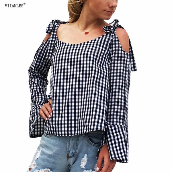 women's blouses & shirts viianles plaid womens and long sleeve female casual print loose cotton lady outwear spring s, White
women's blouses & shirts viianles plaid womens and long sleeve female casual print loose cotton lady outwear spring s, White