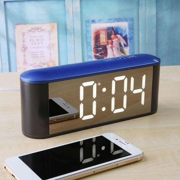 other clocks & accessories table desk led screen mirror alarm clock digital wake up light electronic large time temperature display snooze
other clocks & accessories table desk led screen mirror alarm clock digital wake up light electronic large time temperature display snooze