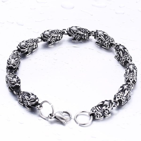 charm bracelets ska bracelet & bangles beaded chain pulseras chinese style jewelry brave troops titanium steel punk for men bc8-009, Golden;silver
charm bracelets ska bracelet & bangles beaded chain pulseras chinese style jewelry brave troops titanium steel punk for men bc8-009, Golden;silver