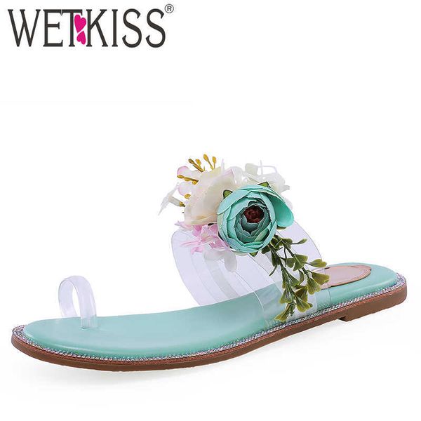 wetkiss transparent pvc slippers woman footwear crystal casual slides bohemia shoes female appliques mules shoes women summer 210630, Black
wetkiss transparent pvc slippers woman footwear crystal casual slides bohemia shoes female appliques mules shoes women summer 210630, Black
