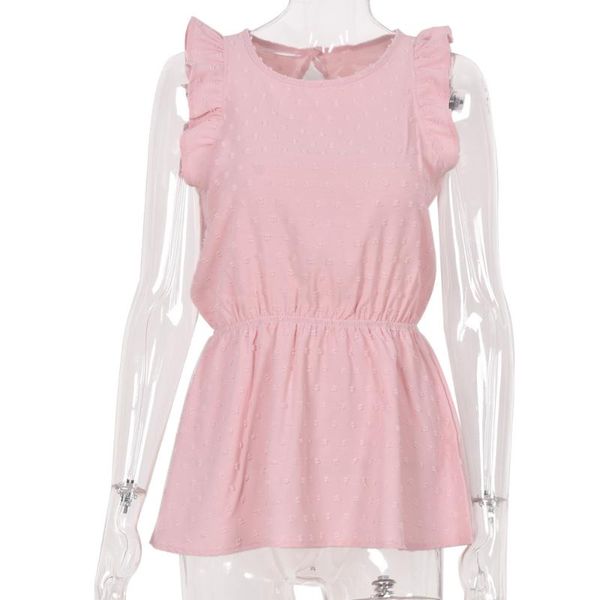 women's t-shirt summe t-shirts shrinkage ruffles o-neck sleeveless slim pullovers for woman t shirts femme ropa mujer, White
women's t-shirt summe t-shirts shrinkage ruffles o-neck sleeveless slim pullovers for woman t shirts femme ropa mujer, White