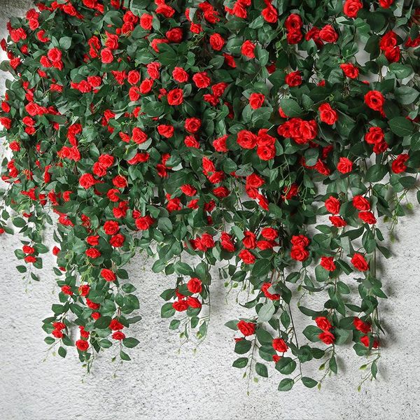 2pc artificial rose flower rattan indoor decorative vines air conditioning tube to block wedding wall hanging vine flower string
2pc artificial rose flower rattan indoor decorative vines air conditioning tube to block wedding wall hanging vine flower string