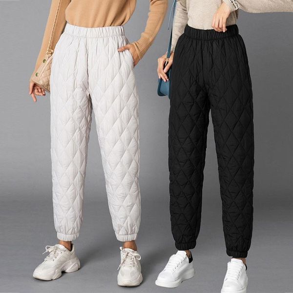 women's pants & capris -4xl winter down cotton trousers thicker women wear high-waist windproof warm d110206, Black;white
women's pants & capris -4xl winter down cotton trousers thicker women wear high-waist windproof warm d110206, Black;white